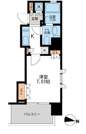 アーデン清澄白河の物件間取画像